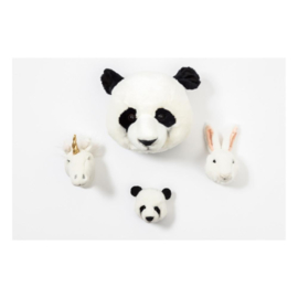 'Wild & Soft - Trophy'- Muurdecoratie Panda MINI