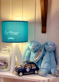 Gepersonaliseerde sfeerlamp "My Little Lamp", drie-poot/wit