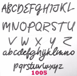 Lettertype 1005