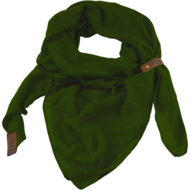 Sjaal "LOT83", Puk, driehoekig groen