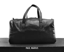 WE-tas 100% leder "Paul Marius, Le Cabine" zwart