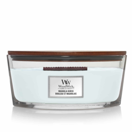 "Magnolia Birch" WoodWick candle Ellipse