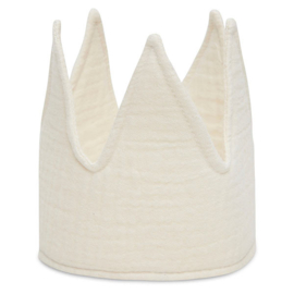 "Jollein" verjaardagskroontje, ivory, met of zonder naamborduring