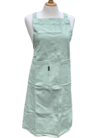 Keukenschort "Linen & More", mint groen, met of zonder naamborduring
