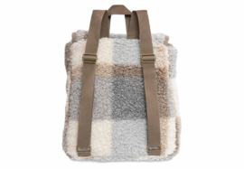 "JOLLEIN" Rugtas teddy ruit , met of zonder naamborduring
