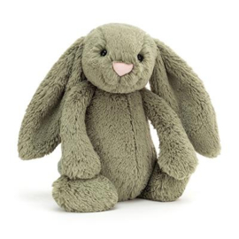 "JELLYCAT" Bashful Bunny, fern, met of zonder naamborduring