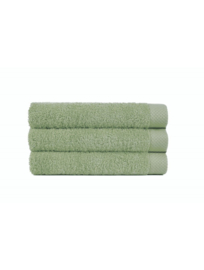 Handdoek sage green (cesped)(50 x 100) + 1 naam geborduurd