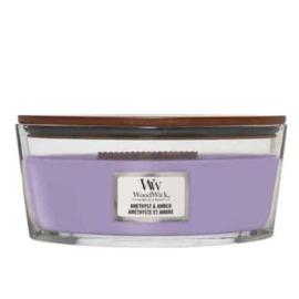 "Amethyst & Amber" WoodWick candle Ellipse
