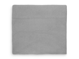 "Jollein" Baby Deken Basic Knit 75x100cm, Grey, met of zonder naamborduring