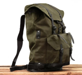 RUGZAK, Mon Légionnaire - Vert Kaki, 100% leder, Paul Marius