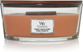 "Caramel toasted Sesame" WoodWick candle Ellipse