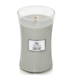 "Lavender & Cedar" WoodWick candle large
