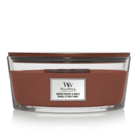 "Smoked Walnut & Maple" WoodWick candle Ellipse