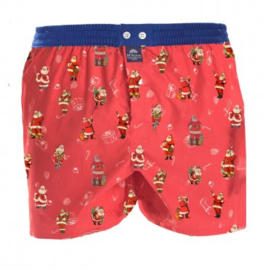 "McAlson" Boxershort met binnenbroekje, M4283 Santa red, XL, met 2 gratis initialen geborduurd