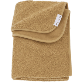 Baby Deken "bouclé/fleece" 75x100cm, om te laten borduren