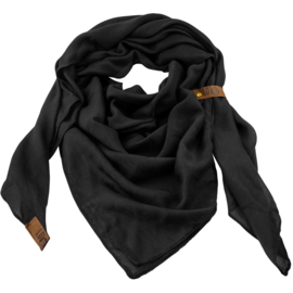 Sjaal "LOT83", Puk, driehoekig zwart