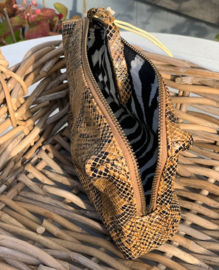 Toiletzak/Make-up tas, 100% leder "Paul Marius, Adèle"