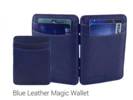 Magic Wallet "Hunterson", donker blauw (donkerder dan op foto)