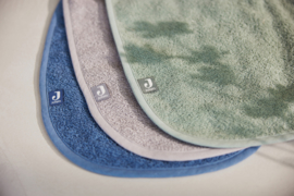 "Jollein" badstof slab,jeans blue, met of zonder naamborduring