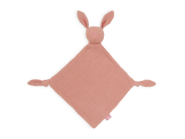 "Jollein" Speendoekje Bunny Ears - Rosewood, met of zonder naamborduring