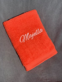 Handdoeken zacht rood (amapola)
