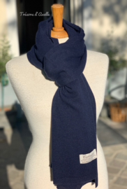 Sjaal "Cashmere", donker blauw