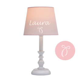 Gepersonaliseerde sfeerlamp "My Little Lamp", klassiek/wit