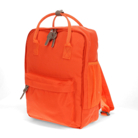 "REX LONDON" Rugtasje  oranje , met of zonder naamborduring