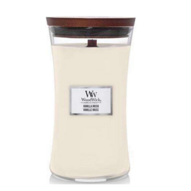 "Vanilla Musk" WoodWick candle large