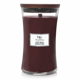 "Velvet Tobacco" WoodWick candle medium