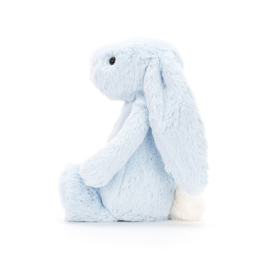 "JELLYCAT" Bashful Bunny, blue, met of zonder naamborduring