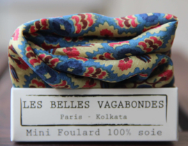 Sjaal "Les Belles Vagabondes, Marrakesh jaune, 100% zijde