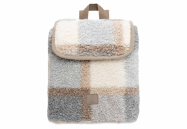 "JOLLEIN" Rugtas teddy ruit , met of zonder naamborduring