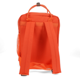 "REX LONDON" Rugtasje  oranje , met of zonder naamborduring