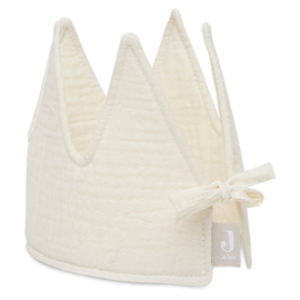 "Jollein" verjaardagskroontje, ivory, met of zonder naamborduring