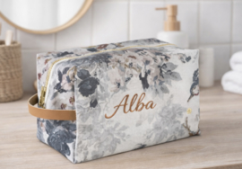 Toilettas "La Cerise sur le Gâteau" bergamotte GM, om te laten borduren