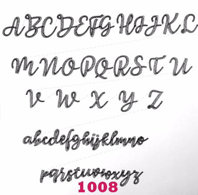 Lettertype 1008
