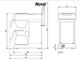 Bravilor Novo 021 koffiezetapparaat
