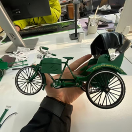 DIY riksja fiets driewieler  - 80 onderdelen modelbouw