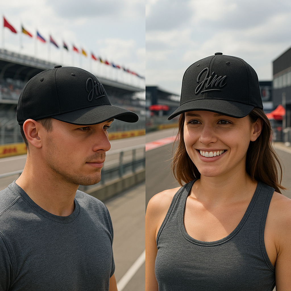  Baseball cap pet zwart Jim More