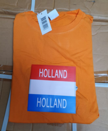 Oranje t shirt  Nederlandse led vlag