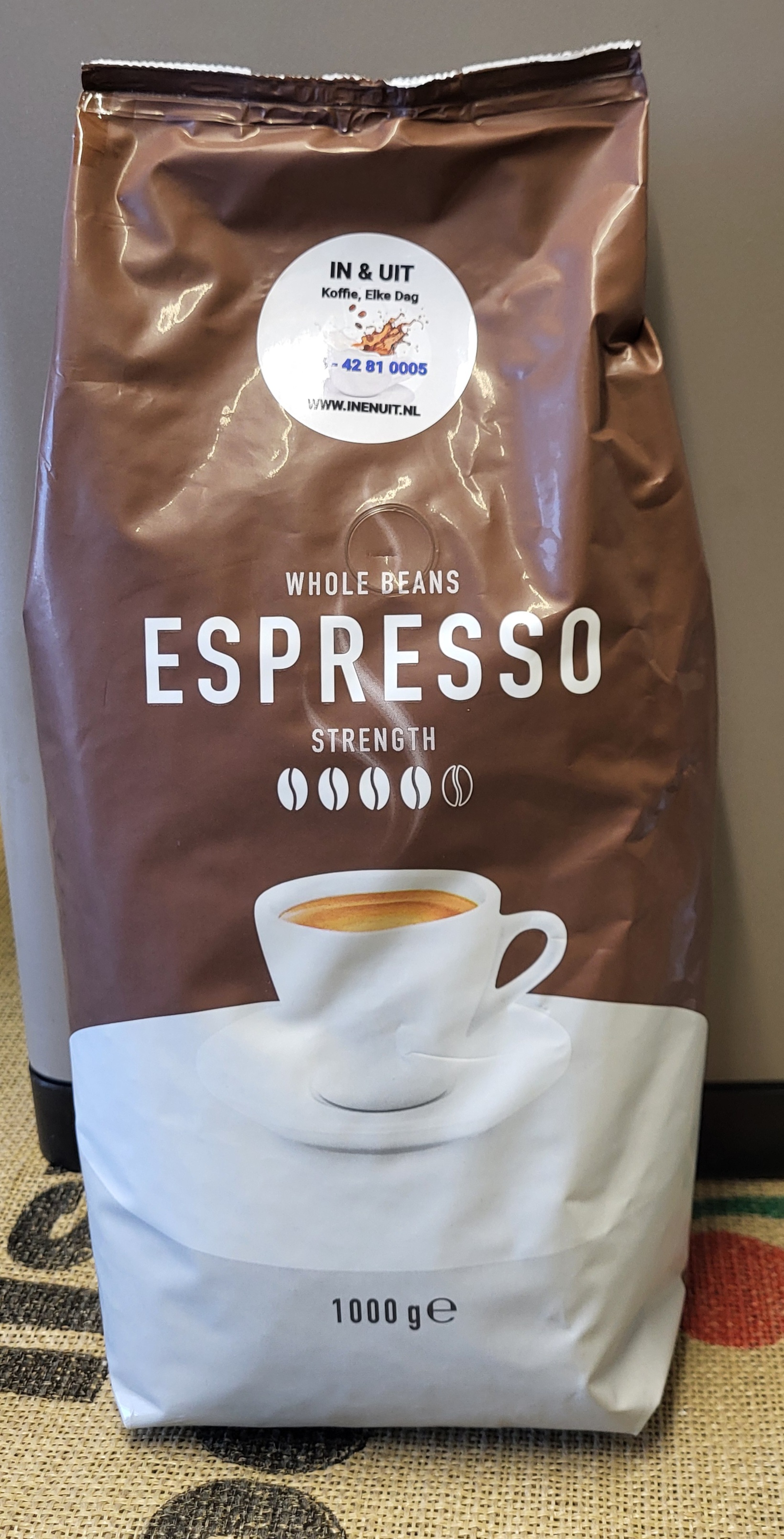 In en Uit Espresso koffiebonen - 1.000 gram