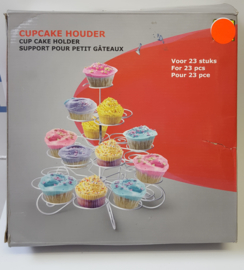 Cupcake houder voor 23 cupcakes