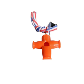 Oranje Braziliaanse Apito fluitjes
