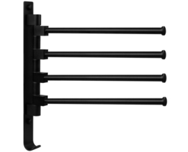 Handdoekhouder 5 Laags - Zwart