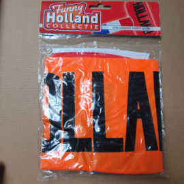 Grote opblaasbare hamer oranje rood wit blauw
