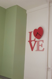 59 st. Muur klokken O'Deco Love Signs - T- Shirt - Hart