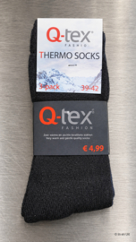 Q-Tex Thermosokken  3-pack - 3 kleuren maat 39-42