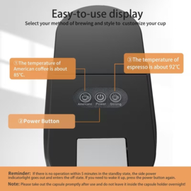 MicroData Koffiezetapparaat voor Dolce Gusto en Nespresso 3 in 1