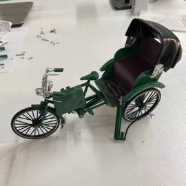 DIY riksja fiets driewieler  - 80 onderdelen modelbouw